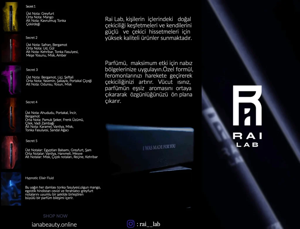 Railab ürünler sunum
